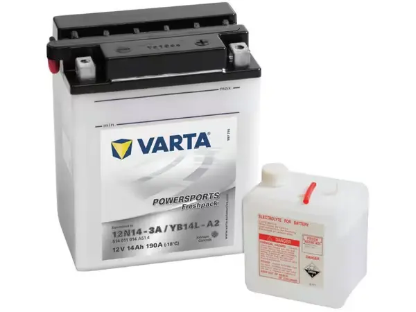 ACUMULATOR VARTA 14AH 190A YB14L-A2 514011019I314PS POWERSPORTS FRESHPACK