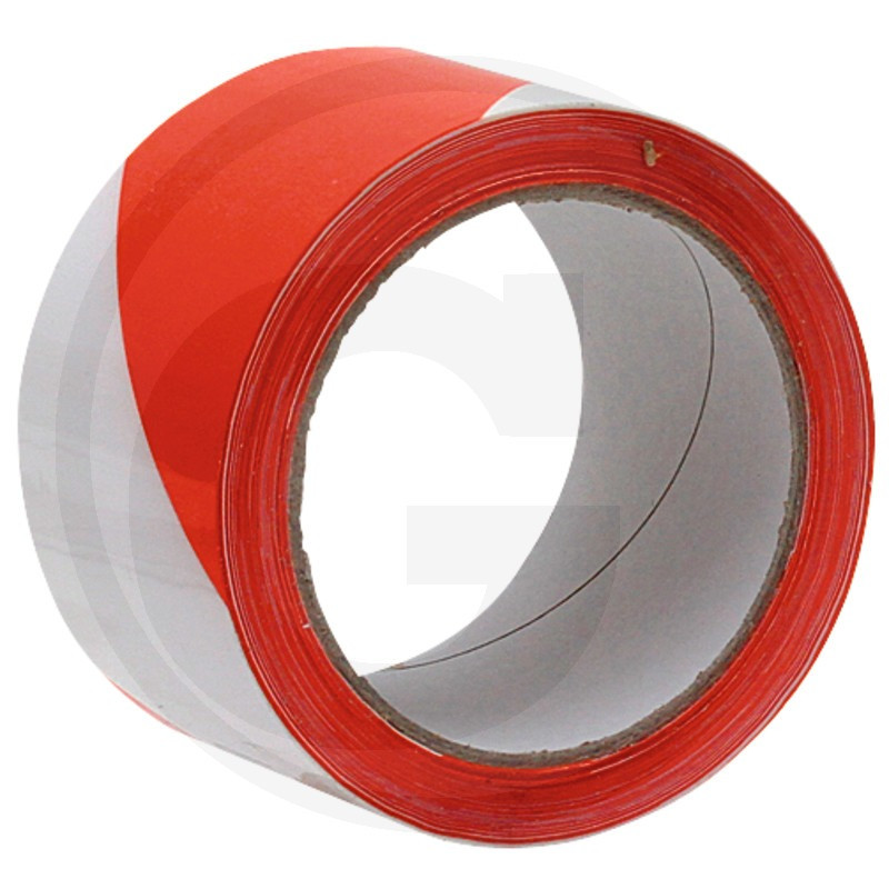 BANDA AVERTIZARE 50MM X33M ROSU/ALB 300110148 ~