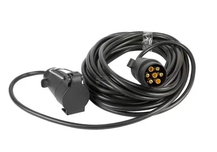 CABLU ELECTRIC REMORCA MUFA/PRIZA 7 POLI 12-24V 10M LA404112 ~