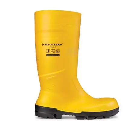 CIZME CAUCIUC S42 NB2JF0144 WORK-IT FS DUNLOP GALBEN