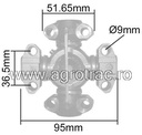 CRUCE CARDAN 25/6403-103 CASE IH 