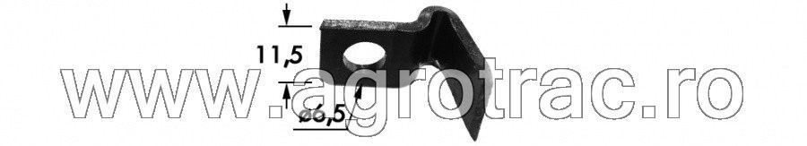 CUTIT ATA 0364.03 58-0081 B126806 WELGER ONDULAT