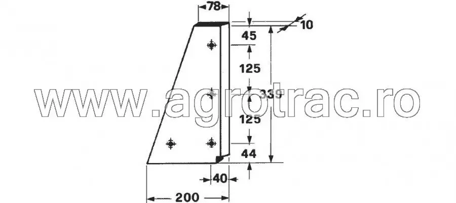 CUTIT PISTON 58.464 50-0006 808523.0 B127349 CLAAS MK 50