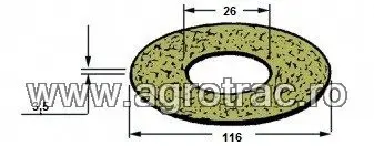 DISC FERODOU 26X116X3.5 59.603 IHC 