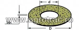 DISC FERODOU 59.617 90.8X155X4 ITALO SVIZERA SGORBATI 