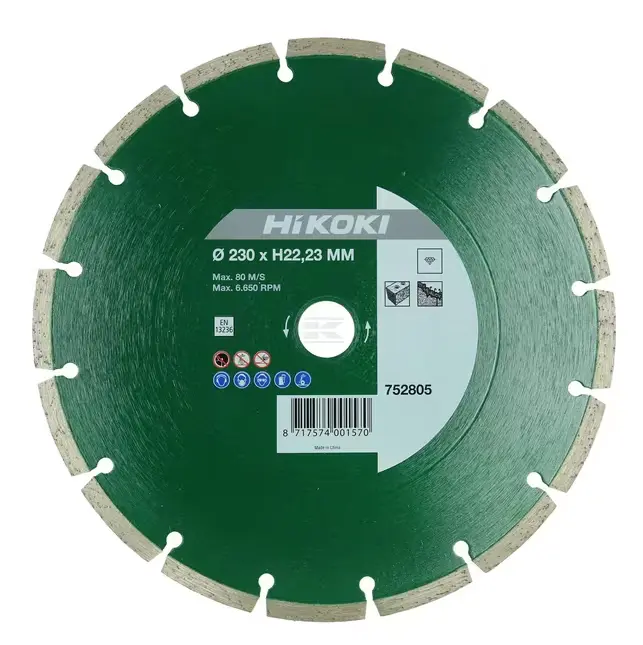 DISC POLIZOR DIAMANTAT 230 752805 HIKOKI