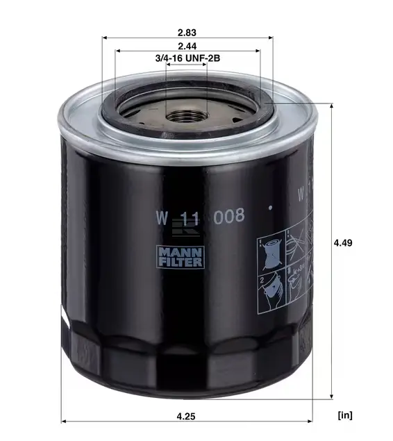FILTRU MOTOR MANN W11008 8002114 