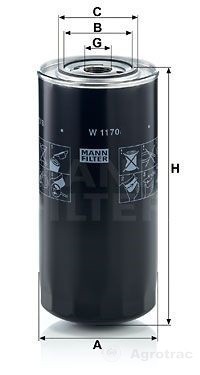 FILTRU MOTOR MANN W1170 8002380