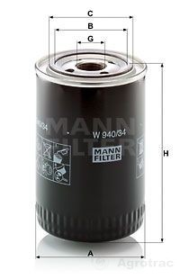 FILTRU MOTOR MANN W940/34 8002190 