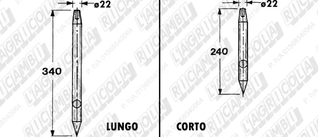 FURCA ALIMENTARE 59.222 22X240 521105 NH SGORBATI L'AR