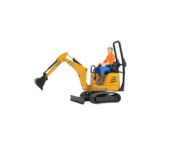 JUCARIE EXCAVATOR CU SENILE JCB 8010 CTS SI MUNCITOR U62002 BRUDER
