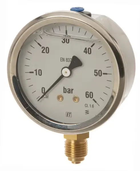 MANOMETRU 0-60BAR 63MM MA6360L04SSGF 