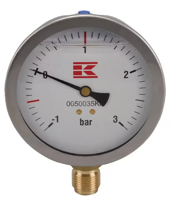 MANOMETRU 1/2 100MM -1-0-3BAR GLICERINA 0050035KR