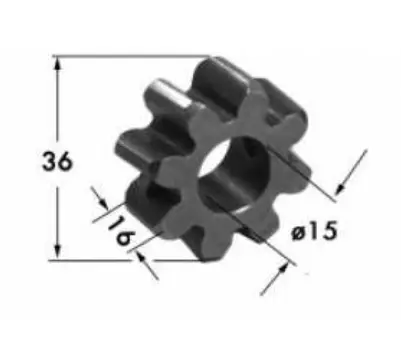 PINION 62.626 SUVEICA