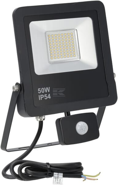 PROIECTOR LED CU SENZOR 50W 4500LM KRFL50840SBK