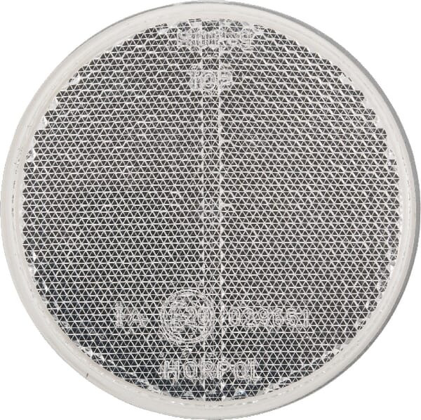 REFLECTOR ALB AUTOADEZIV ROTUND 78MM LA75022 ~