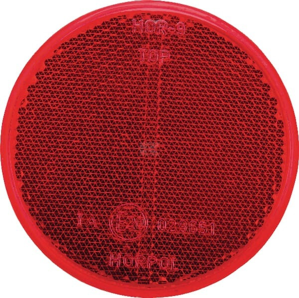 REFLECTOR ROSU ROTUND 78MM LA75021 ~