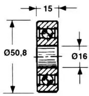 ROLA PISTON 58.127 JD8646 52-0005 B127192