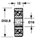 ROLA PISTON 58.127 JD8646 52-0005 B127192