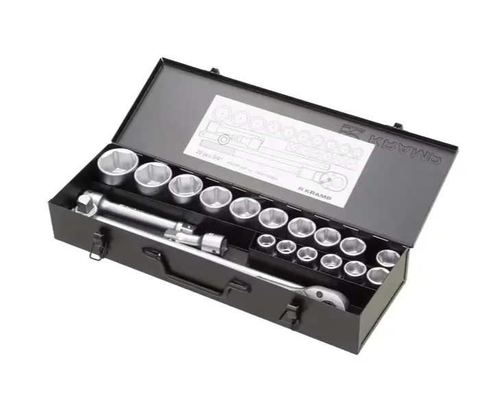 SET CHEI TUBULARE 3/4 20PCS 19-50 180421060KR