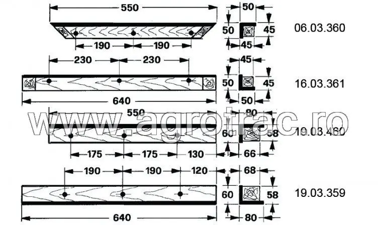 SET LEMN PISTON 58.236-S  GALLIGNANI ORIGINAL L'AR 