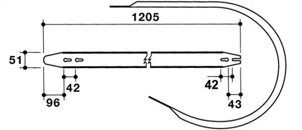 TABLA PICK-UP 59.407 821439 CLAAS ROLLANT QUADRANT 
