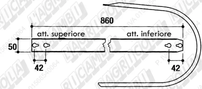 TABLA PICK-UP 59.419 86518442 B127454 NH