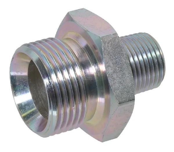Niplu reductie hidraulica 1/2BSP-3/4NPT M-M