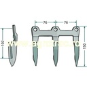 Deget triplu H25603 pentru John Deere