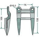 Deget dublu Forged Z11228 John Deere