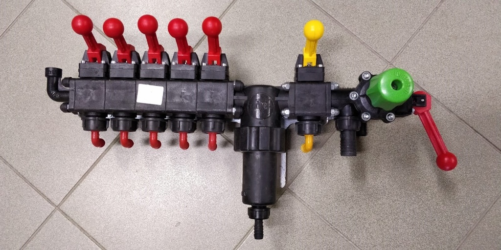 Distribuitor met 5 sectii Tolveri DURO