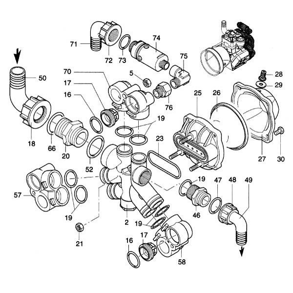 Niplu 1/2" M-F  580421