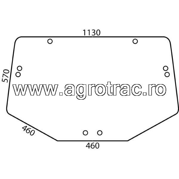 Parbriz spate L171335 pentru John Deere