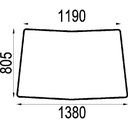 Parbriz fata L213346 pentru John Deere