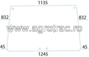 Parbriz spate L57978 pentru John Deere