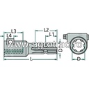 Prelungitor priza de putere 1 3/8 6dinti la 1 3/8 6dinti