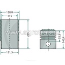 Set piston 1901492+4850230 pentru Fiat motor Iveco