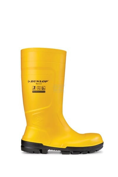 Cizme de protecție galbene Dunlop Work-IT S5 mărimea 42