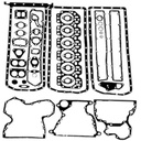 Set garnituri motor Vapormatic AR102268 pentru John Deere complet