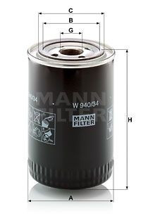 Filtru ulei motor Mann W940/34