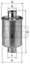 Filtru hidraulic Mann W811/1