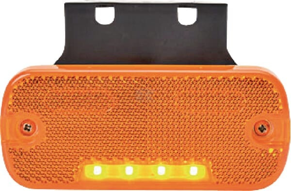 Lampă gabarit LED portocalie dreapta sau stânga LA30104 pentru remorcă