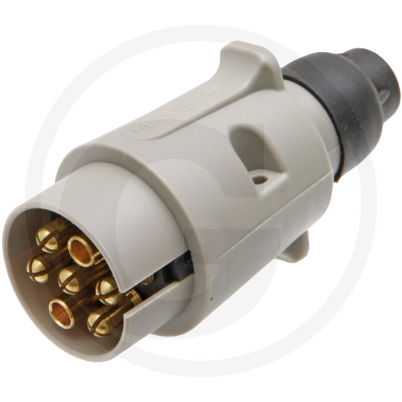 Stecher 7 poli cu invelis cauciucat pt remorca