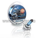 Set becuri Philips BlueVision Xenon effect H4 12V 60/55W