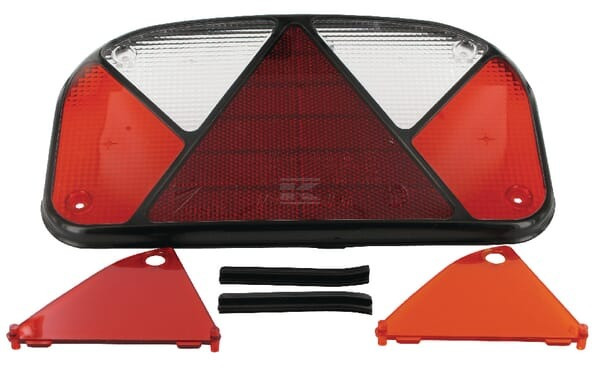 Sticlă lampă spate Aspock Multipoint II pentru remorcă