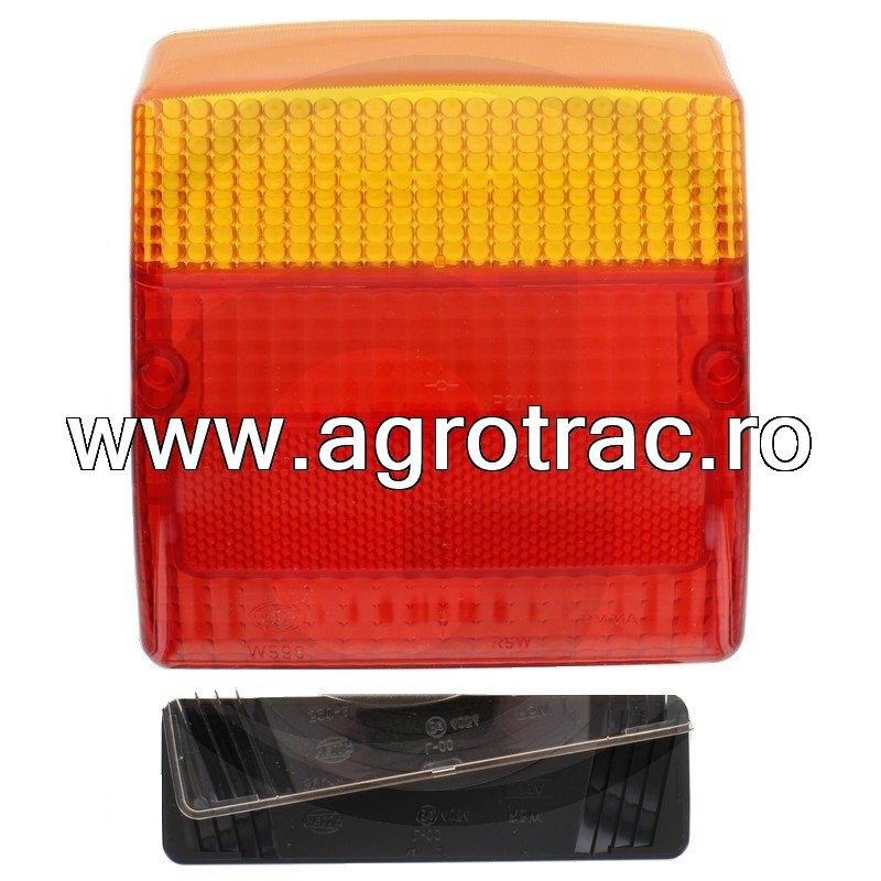 Sticla tripla spate (stanga sau dreapta) Hella 9EL 990142001 pentru Case IH Steyr