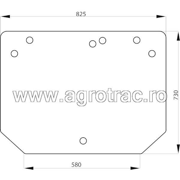 Parbriz spate ER200669 pentru John Deere