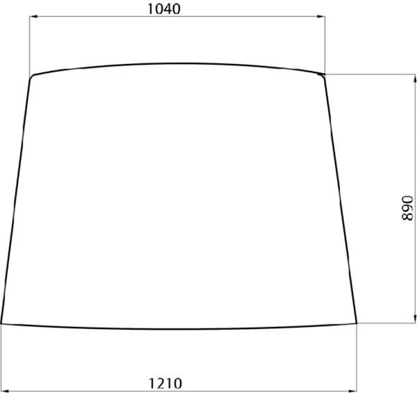 Parbriz fata 3233045R2 pentru Case IH