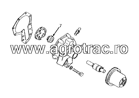 Garnitura AR41691 pompa apa John Deere
