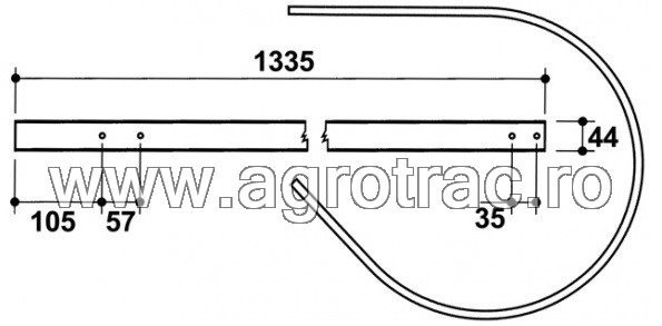 Tabla pick-up 59.402-A pentru Welger